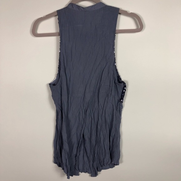 Free people sequin top women’s size large - Picture 7 of 10
